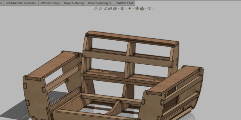 SWOOD: 3D Mobilya Tasarım ve Üretim Programı - CAD/CAM/Nesting - TEKYAZ
